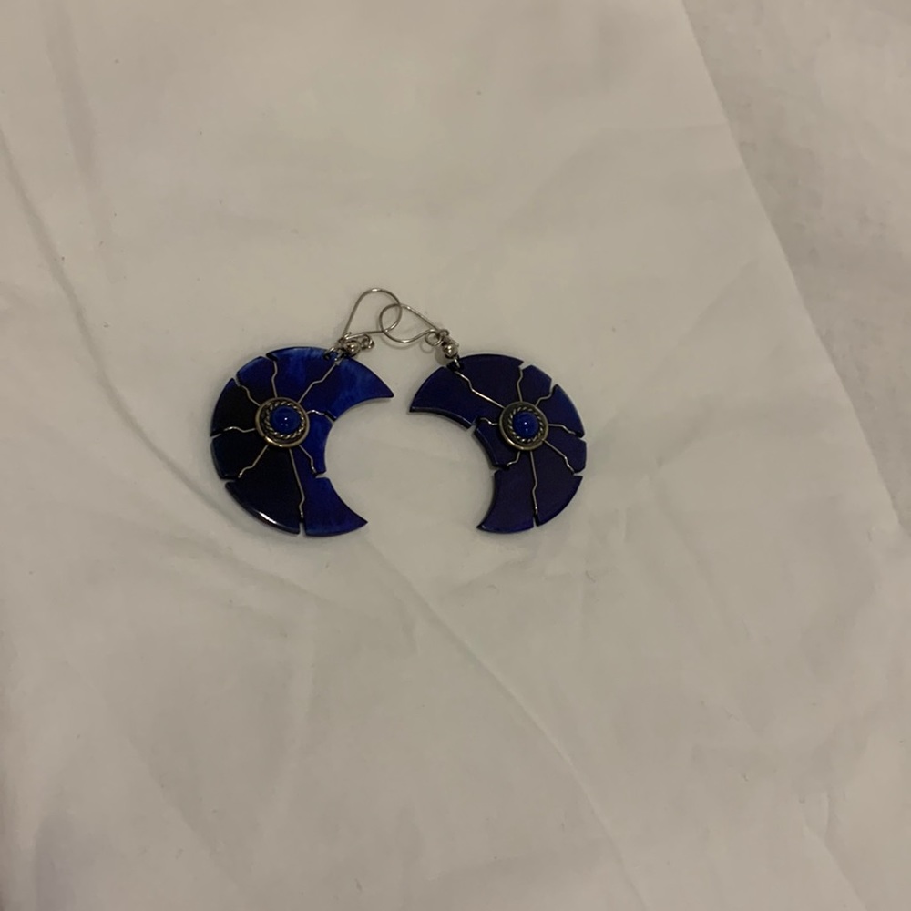 Blue moon earring style